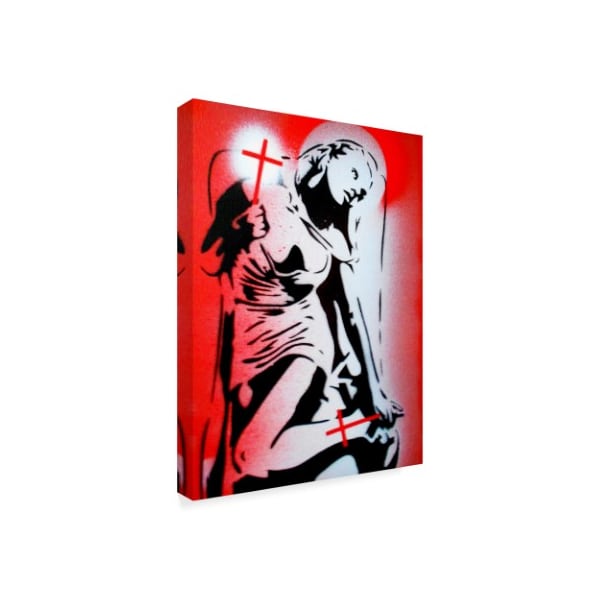 Abstract Graffiti 'Faith' Canvas Art,14x19